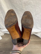 Bottes en cuir 70s