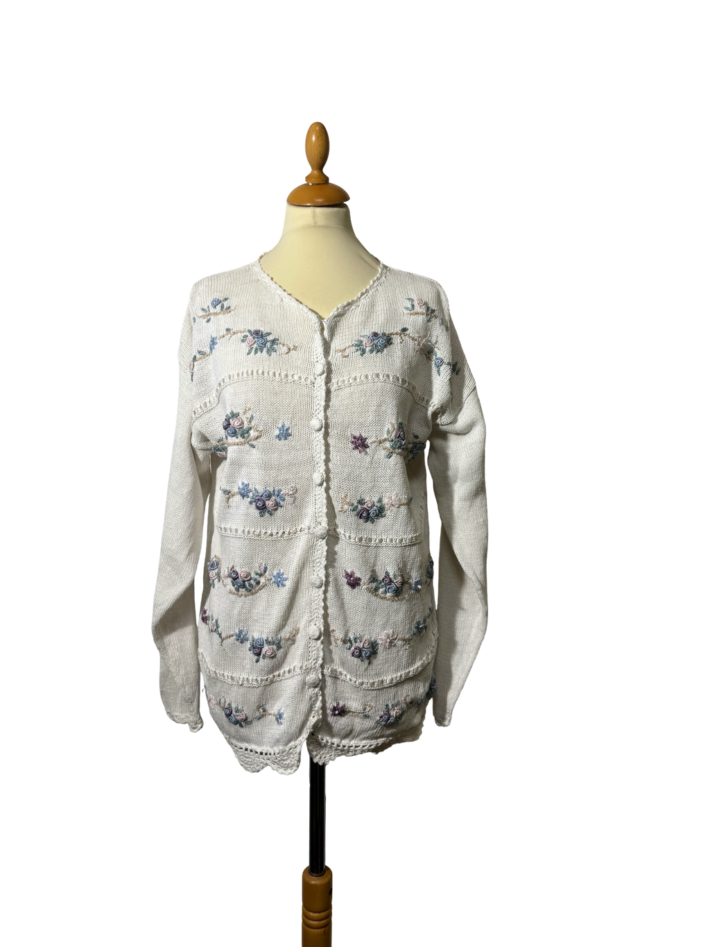 Cardigan à fleurs