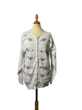 Cardigan à fleurs