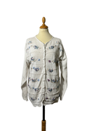 Cardigan à fleurs