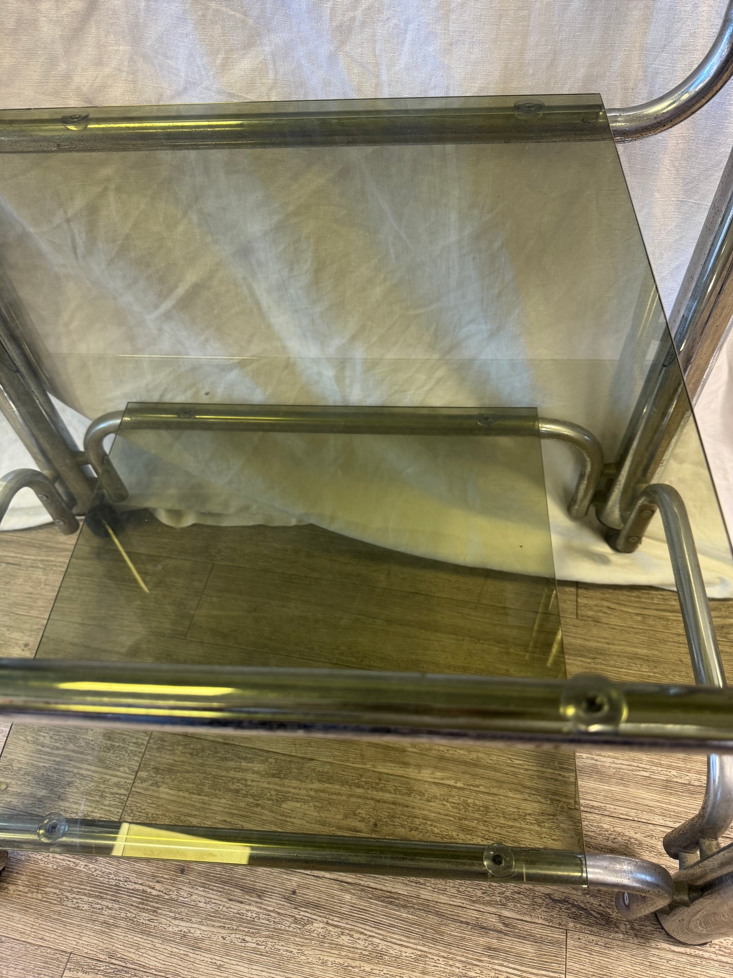 Desserte à roulettes 70s