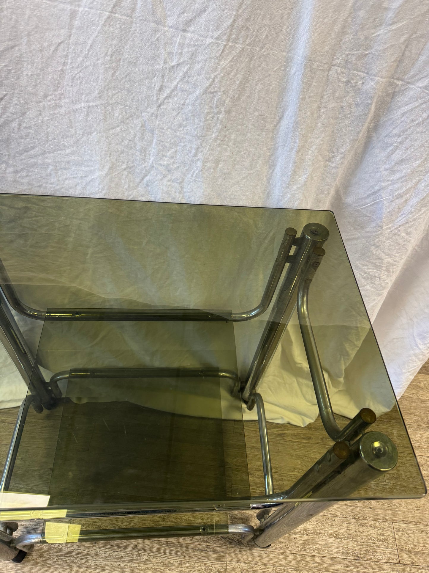 Desserte à roulettes 70s