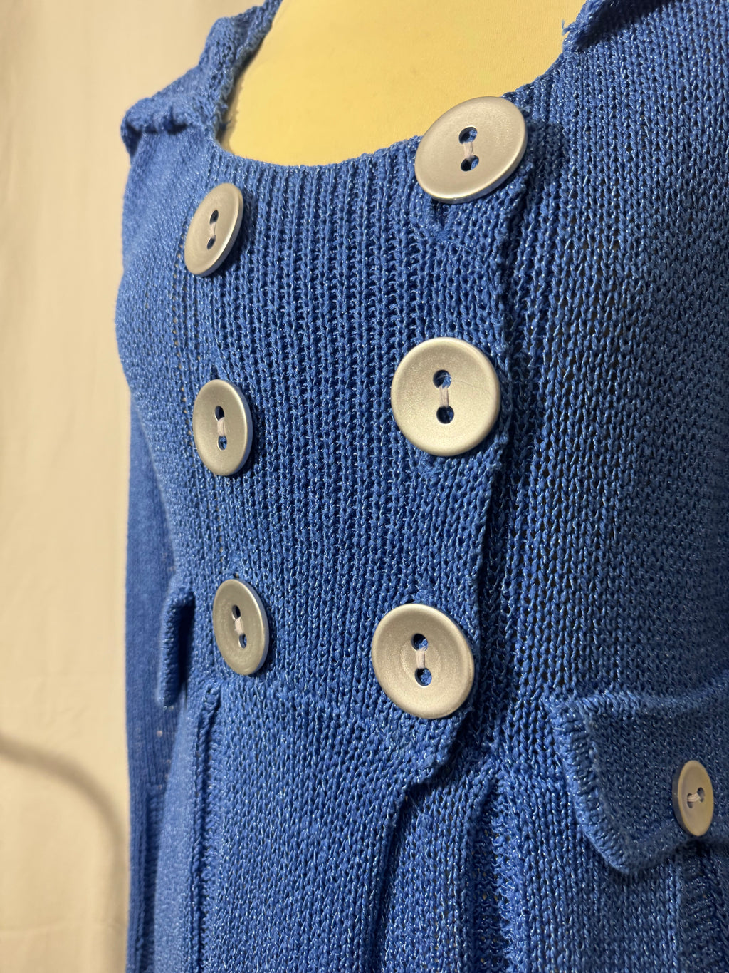 Gilet bleu Y2K