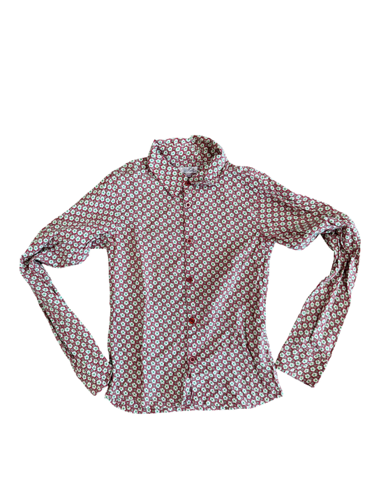 Chemise à fleurs 70s