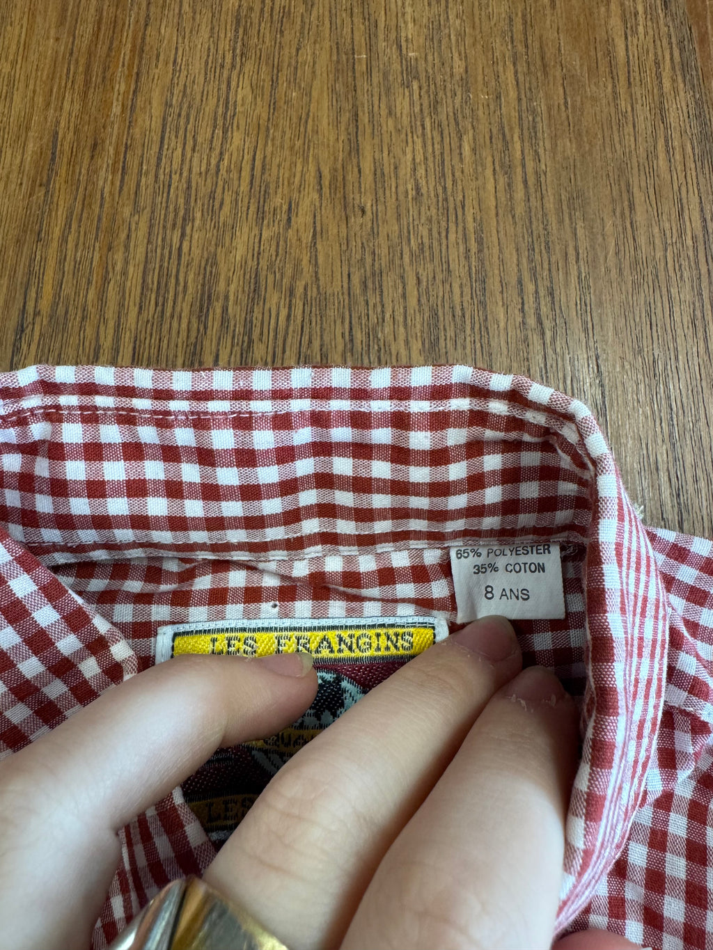 Chemise vichy