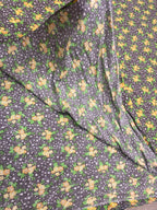 Drap à fleurs 70s