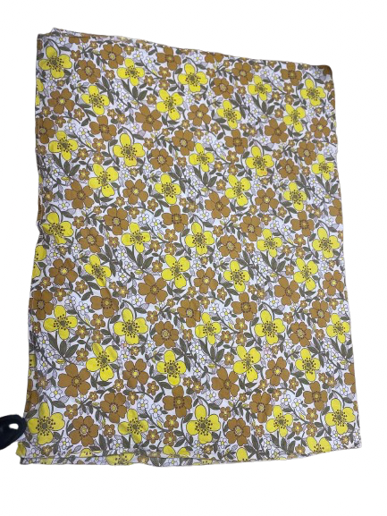 Drap à fleurs 70s