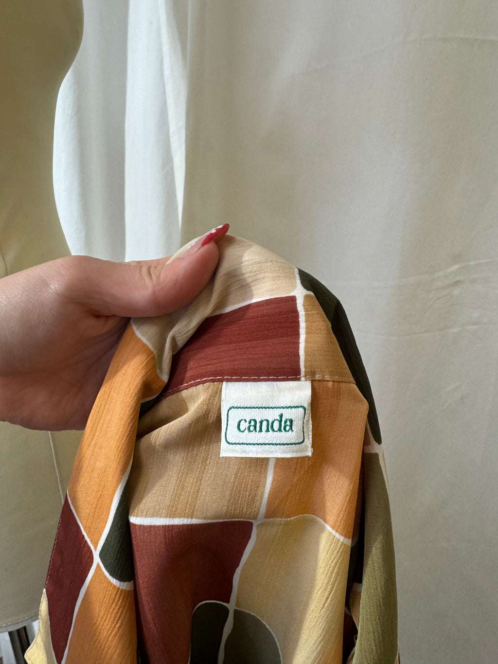 Chemise à motifs