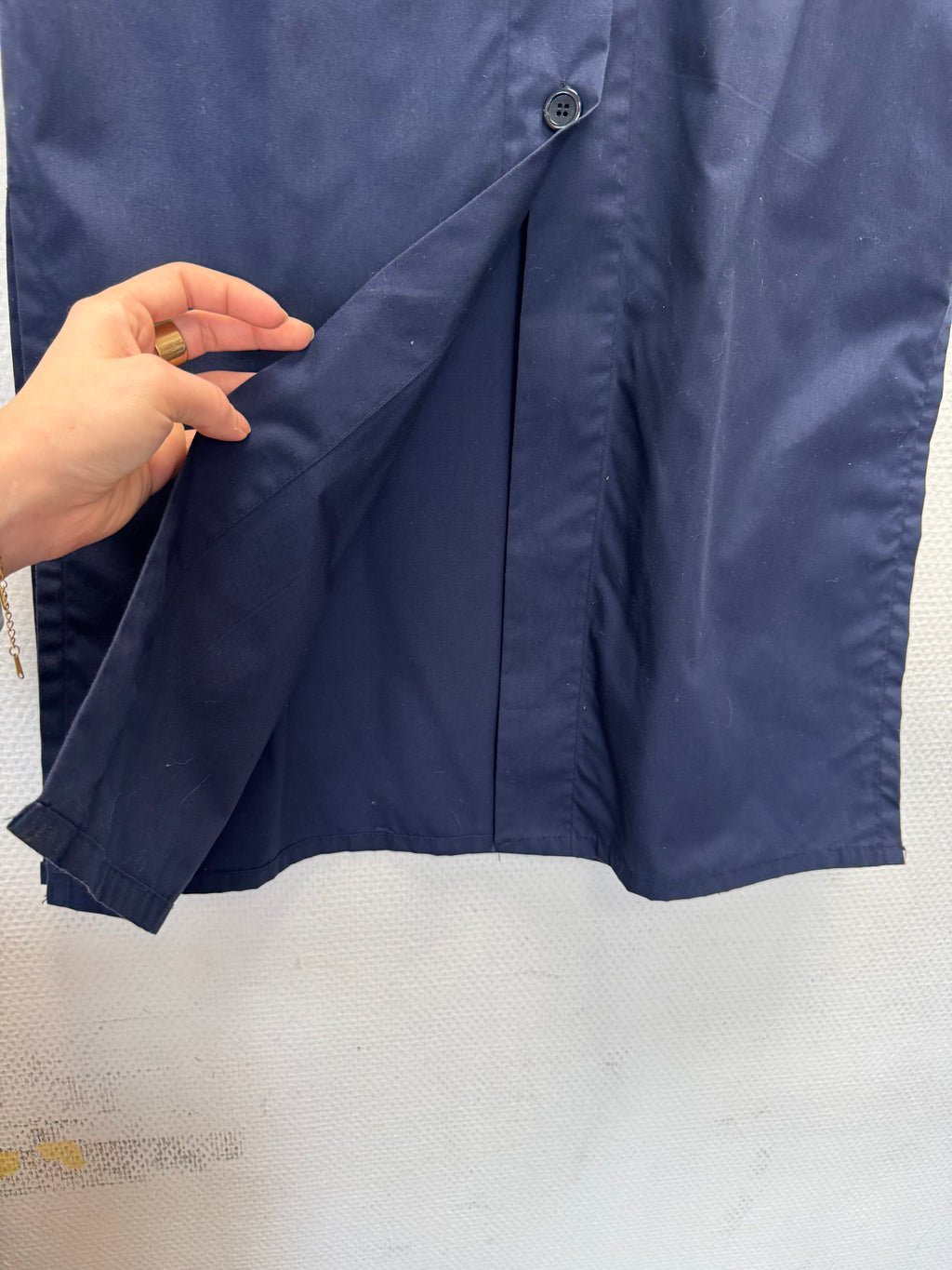 Jupe longue bleu marine