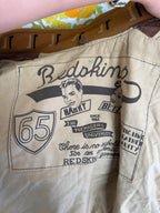 Bombers en daim Redskins