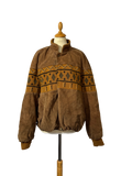 Bombers en daim Redskins