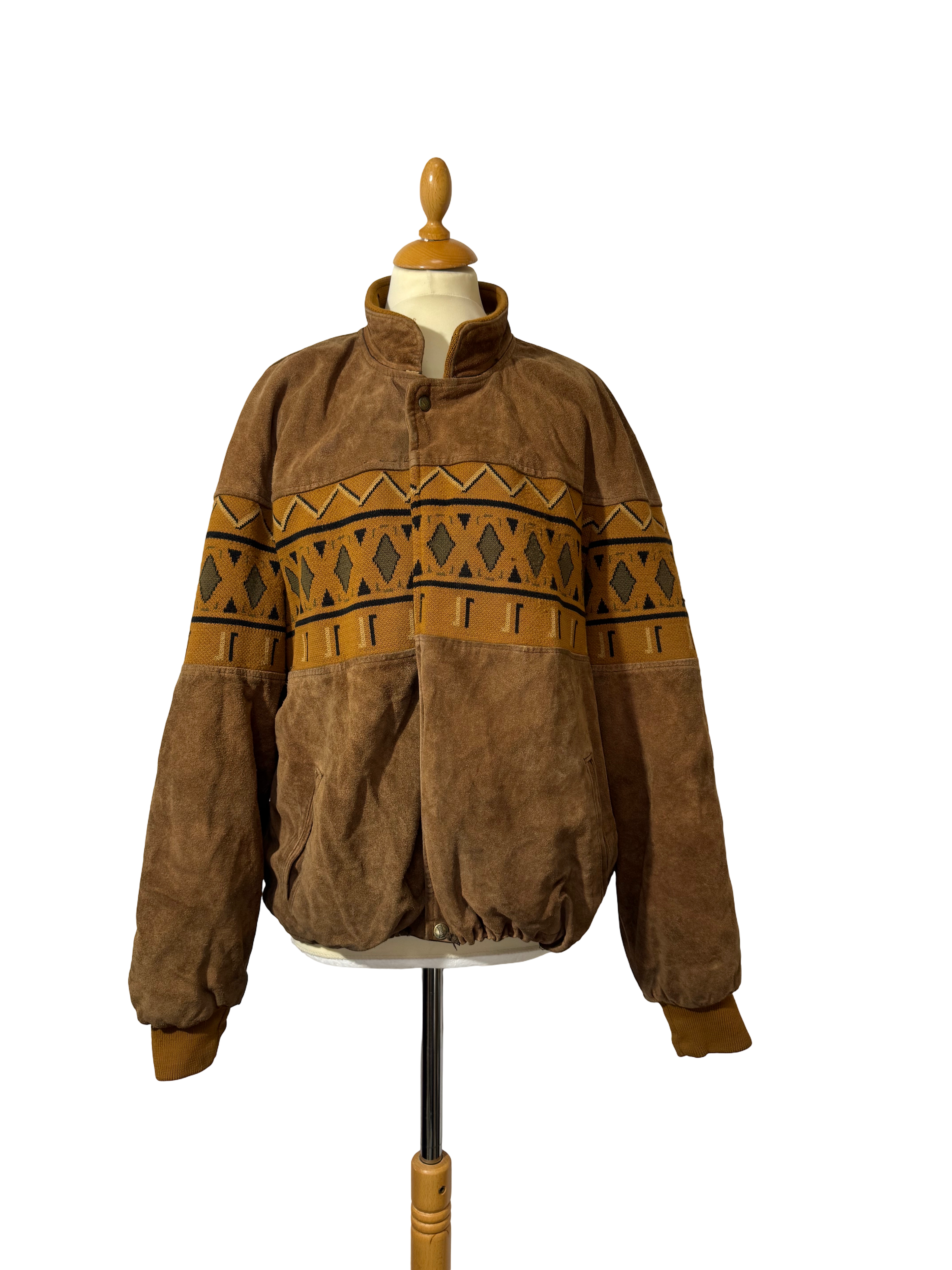 Bombers en daim Redskins