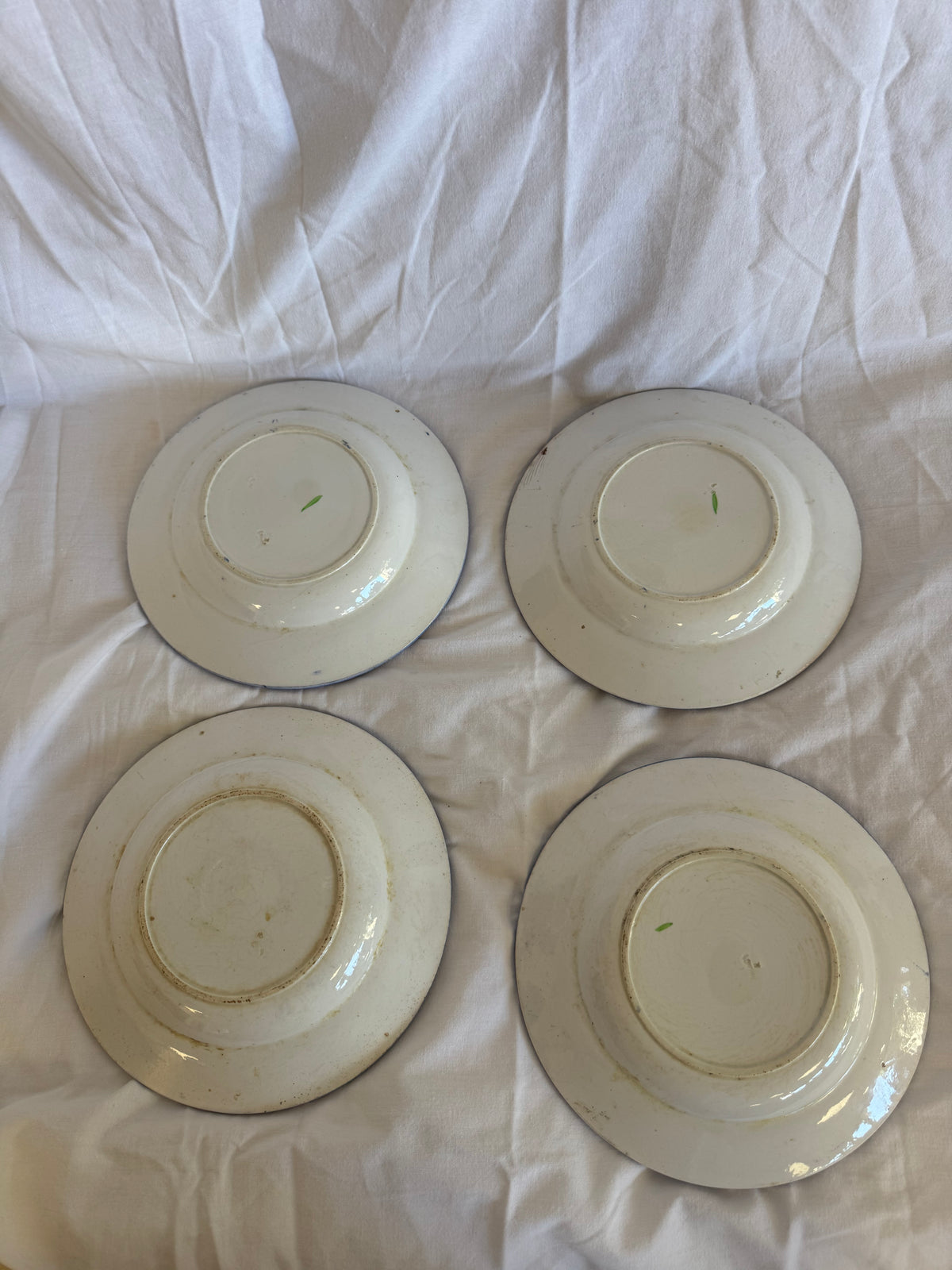Assiettes à fleurs