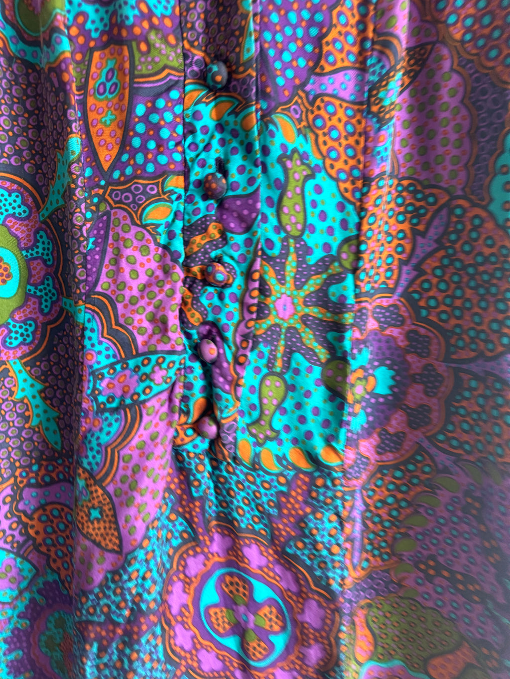 Robe à motif 70s