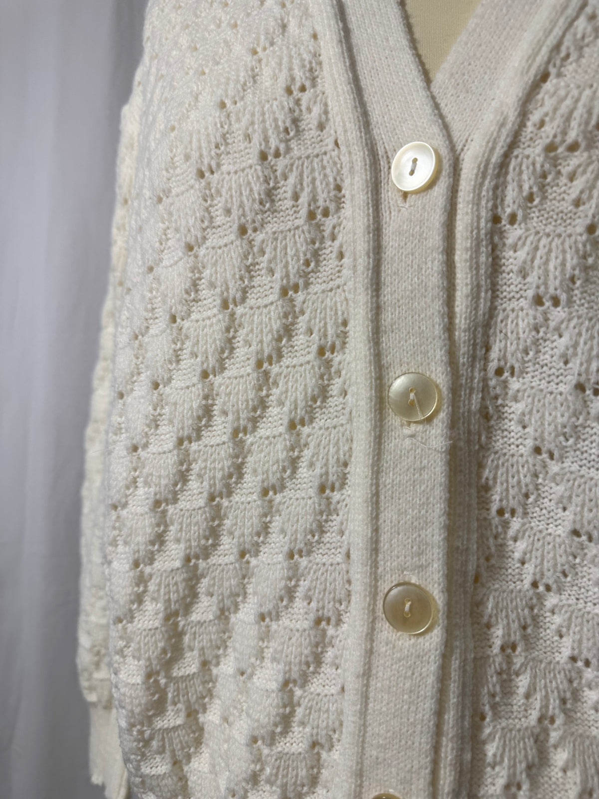 Cardigan blanc