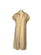 Robe longue beige