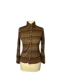 Chemise à motifs 70s