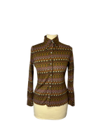 Chemise à motifs 70s