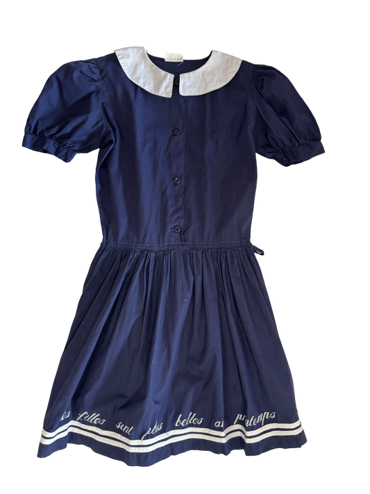 Robe bleu marine