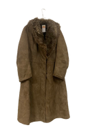 Manteau en peau lainée