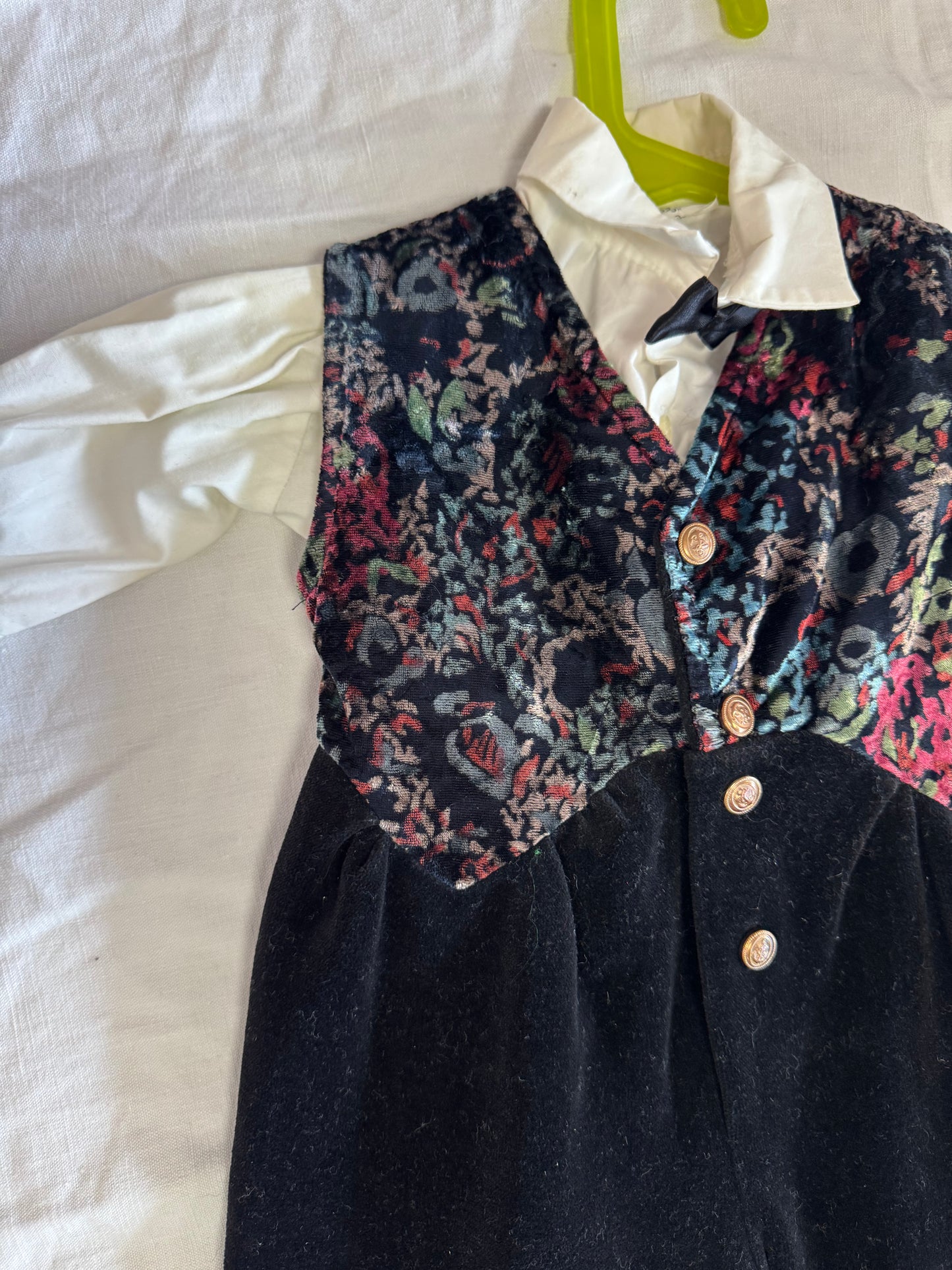 Combinaison en velours