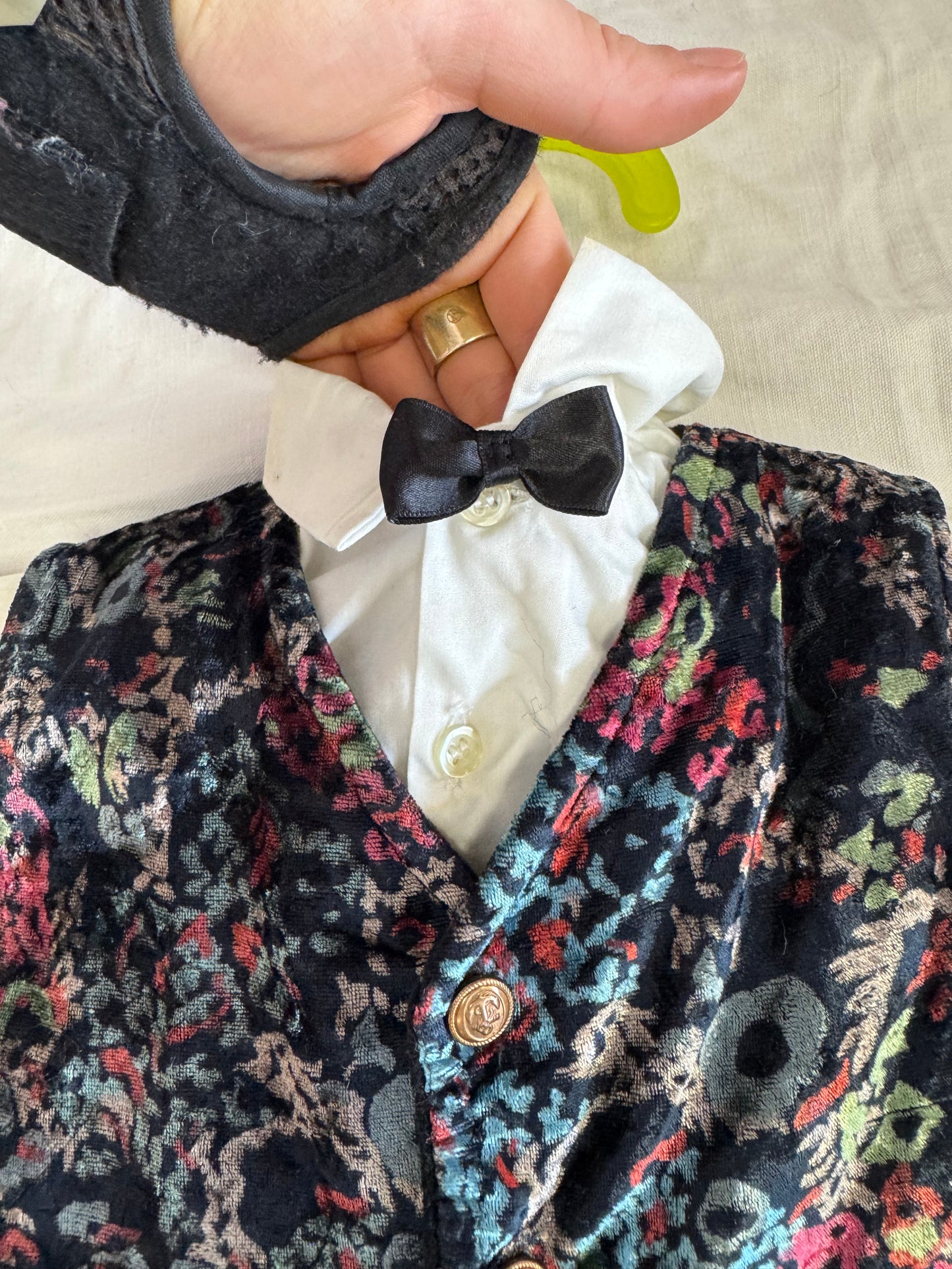 Combinaison en velours