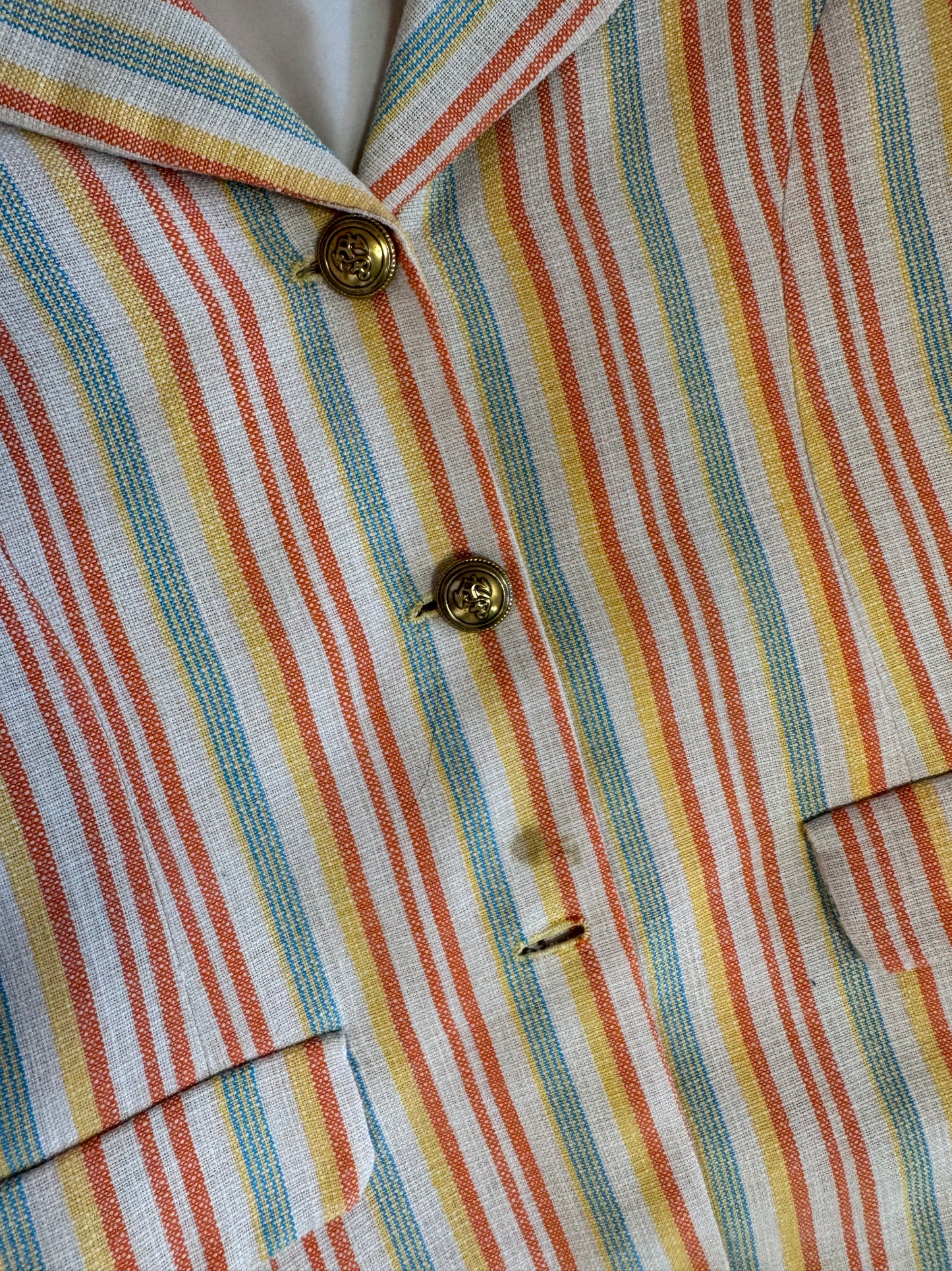 Veste à rayures 70S