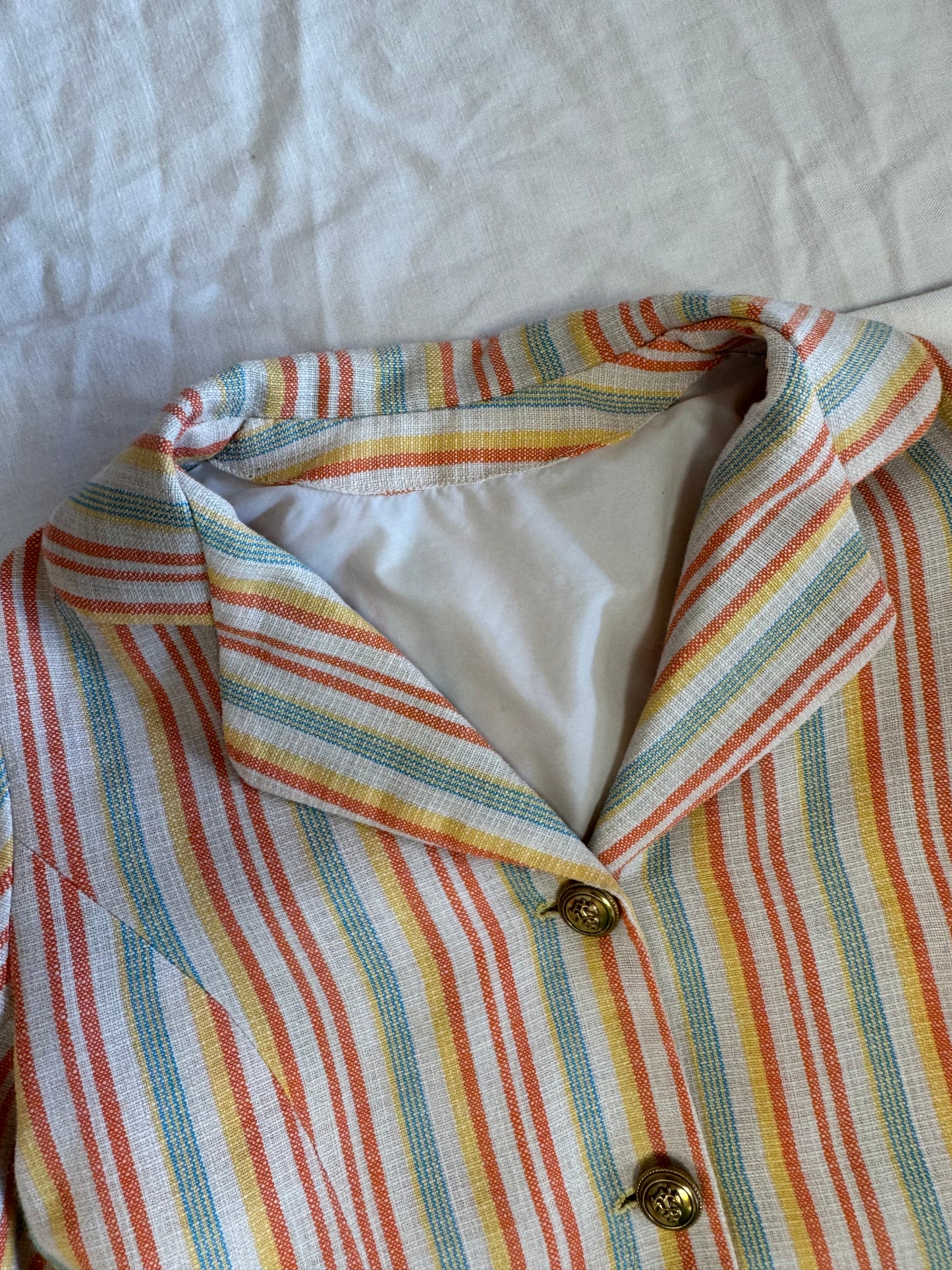 Veste à rayures 70S