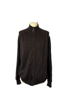 Gilet en laine marron