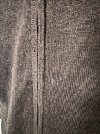 Gilet en laine marron