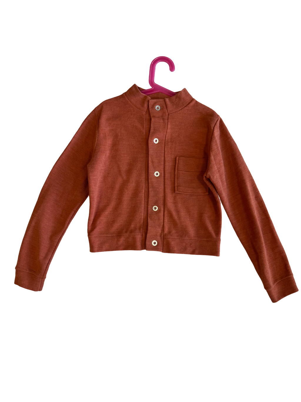 Gilet rouille 70s