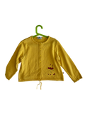 Gilet brodé jaune