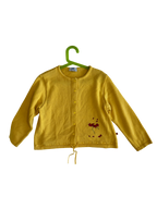 Gilet brodé jaune