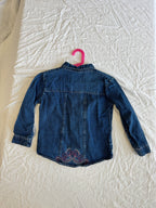 Veste en jean brodée