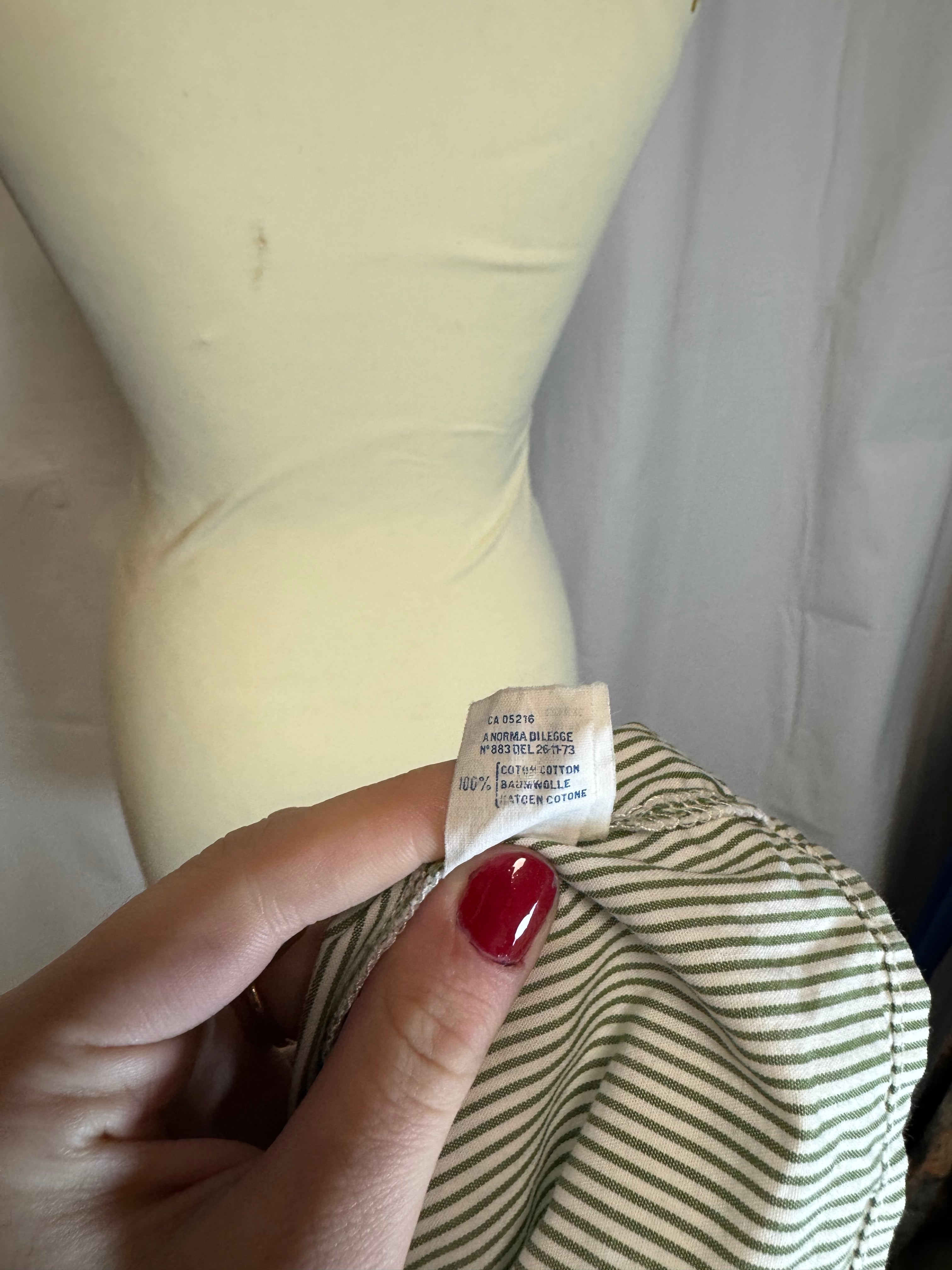 Chemise à rayures