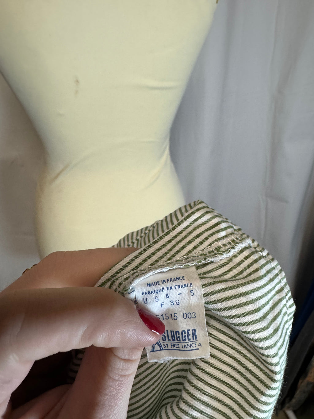 Chemise à rayures