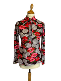 Blouse à motifs 70s