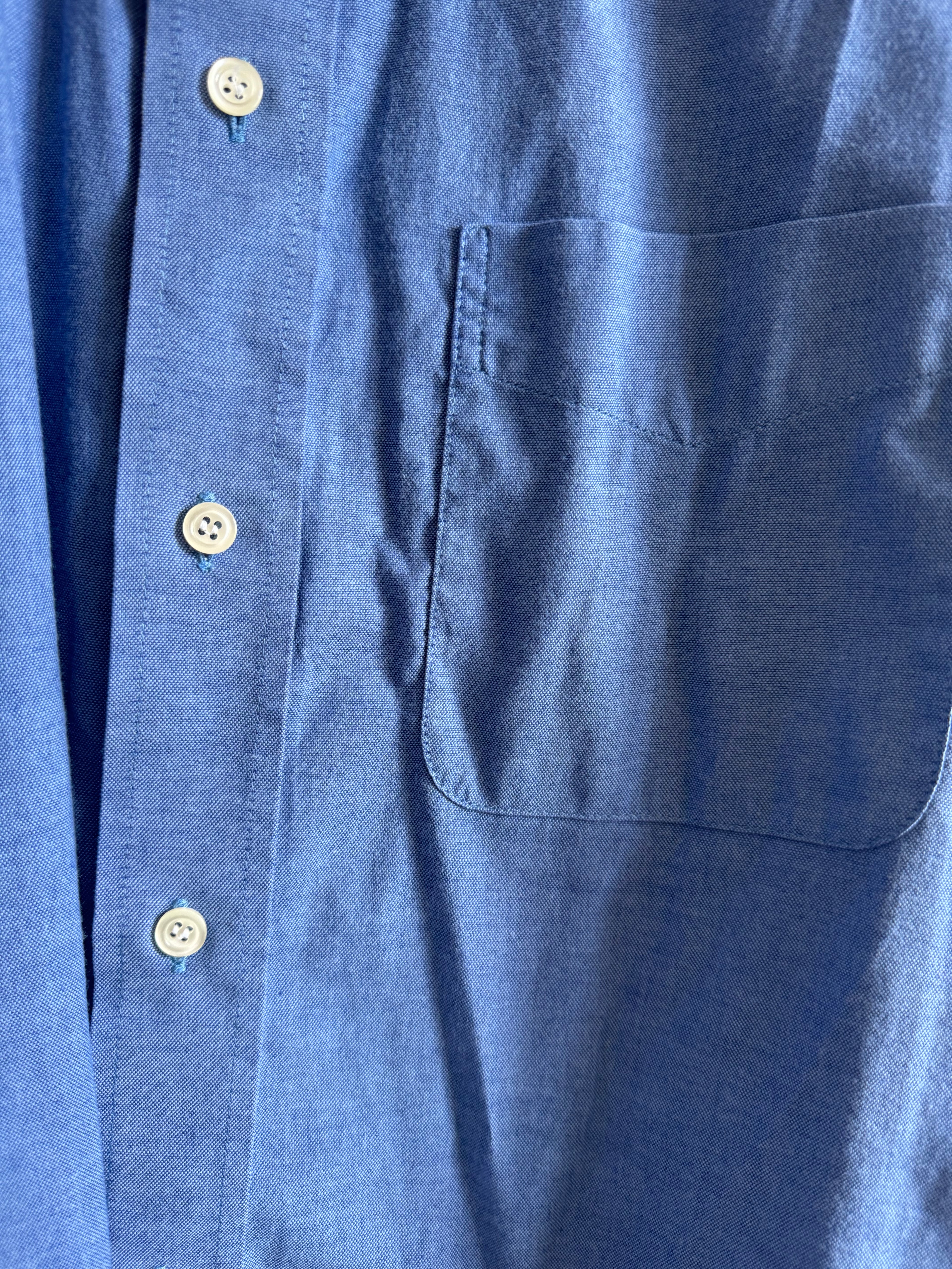 Chemise bleu uni