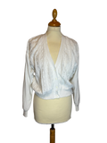 Cardigan blanc