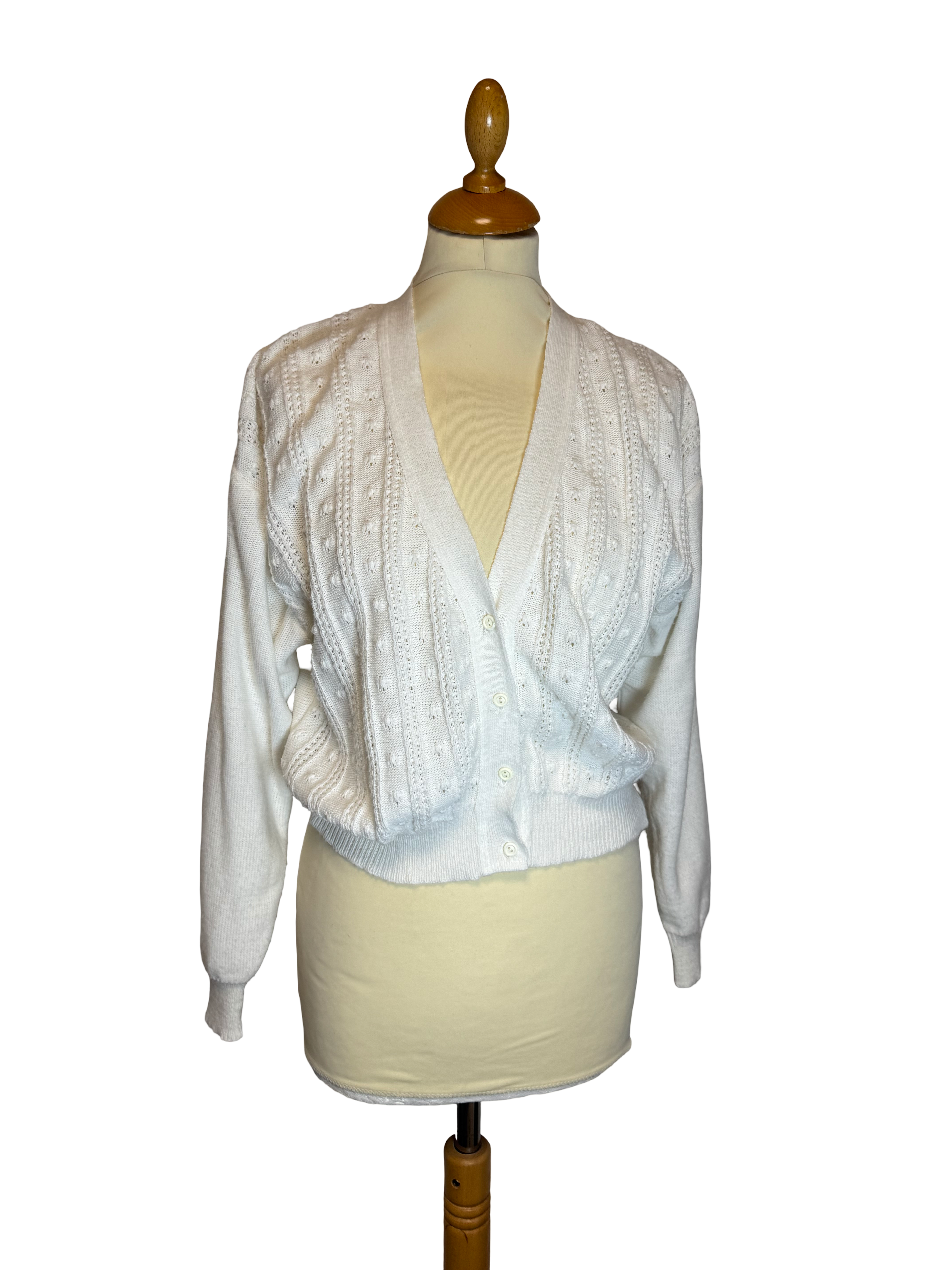 Cardigan blanc