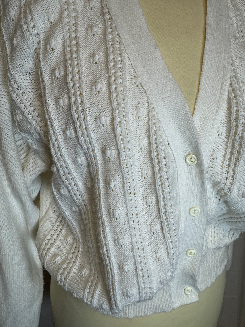 Cardigan blanc