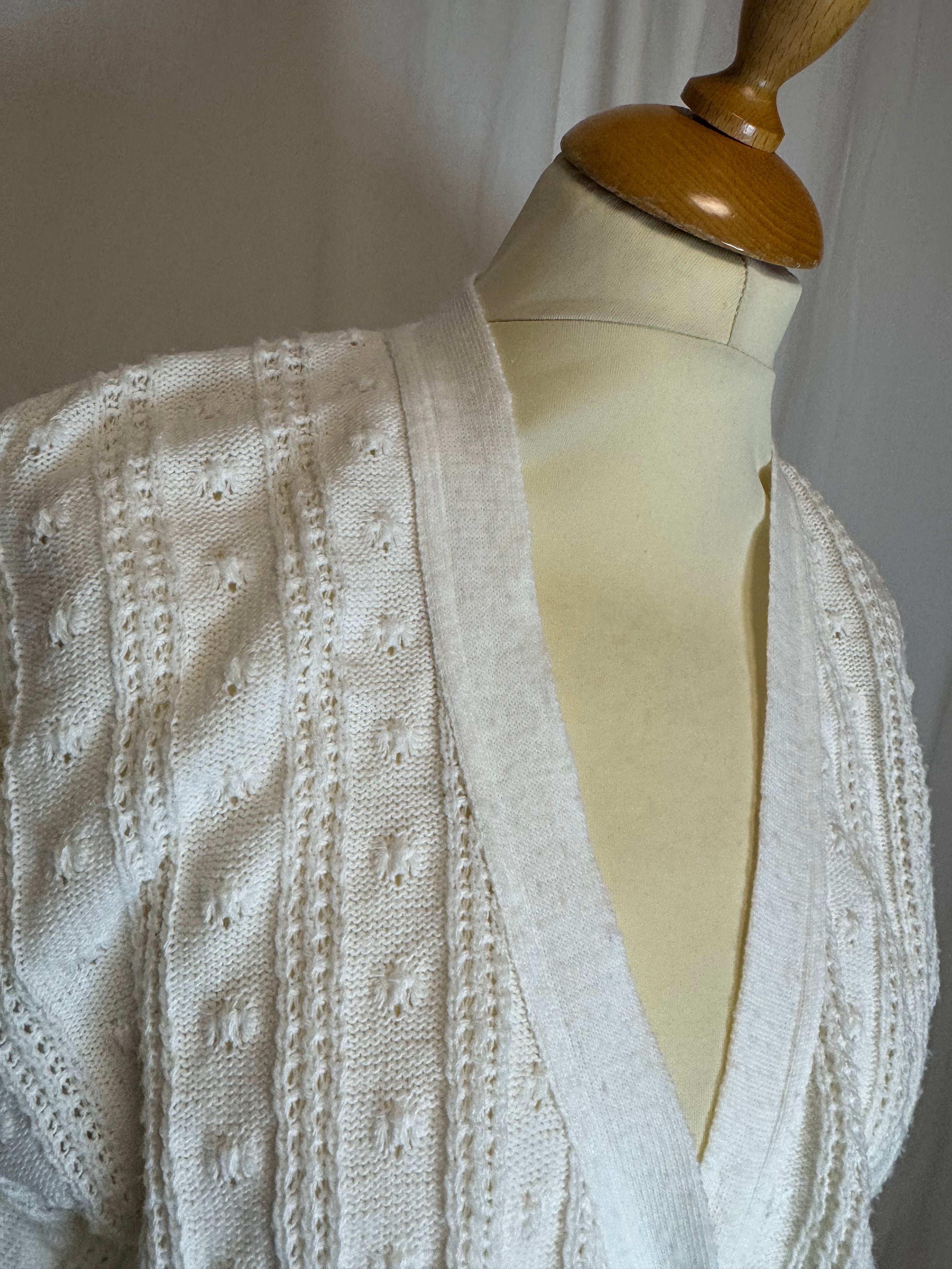 Cardigan blanc