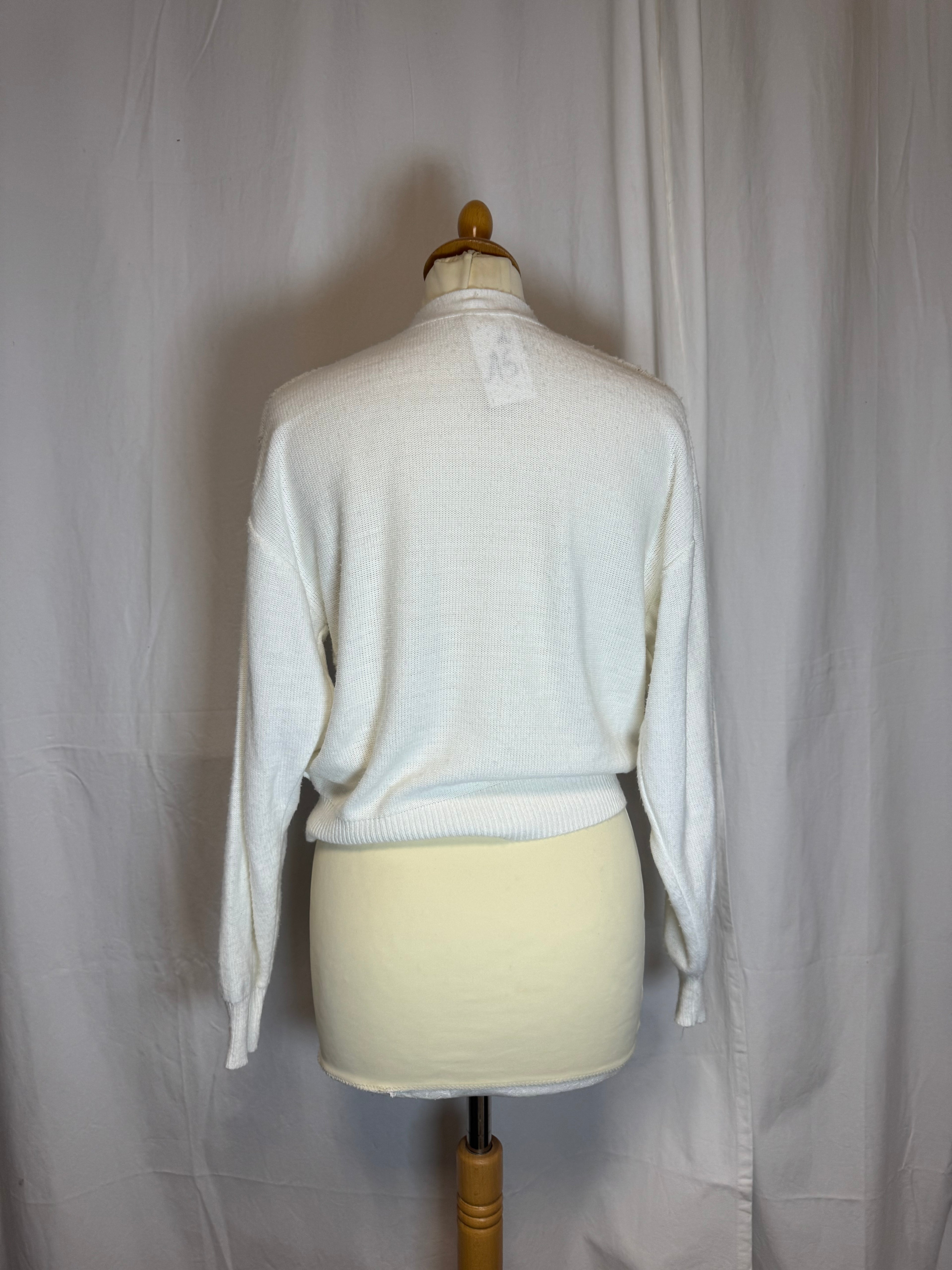 Cardigan blanc