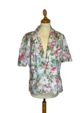Veste à fleurs 80s