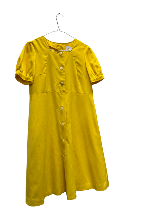 Robe jaune 70s