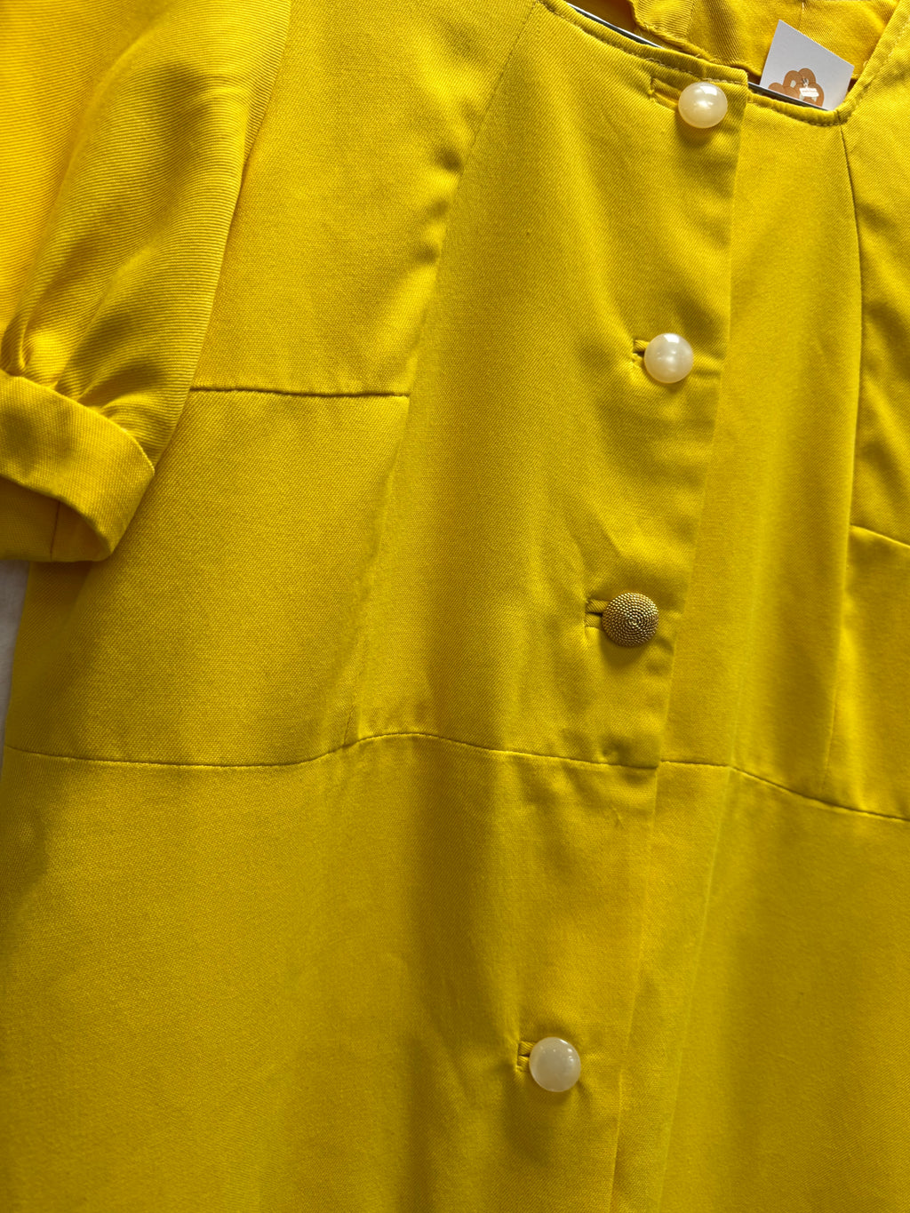 Robe jaune 70s