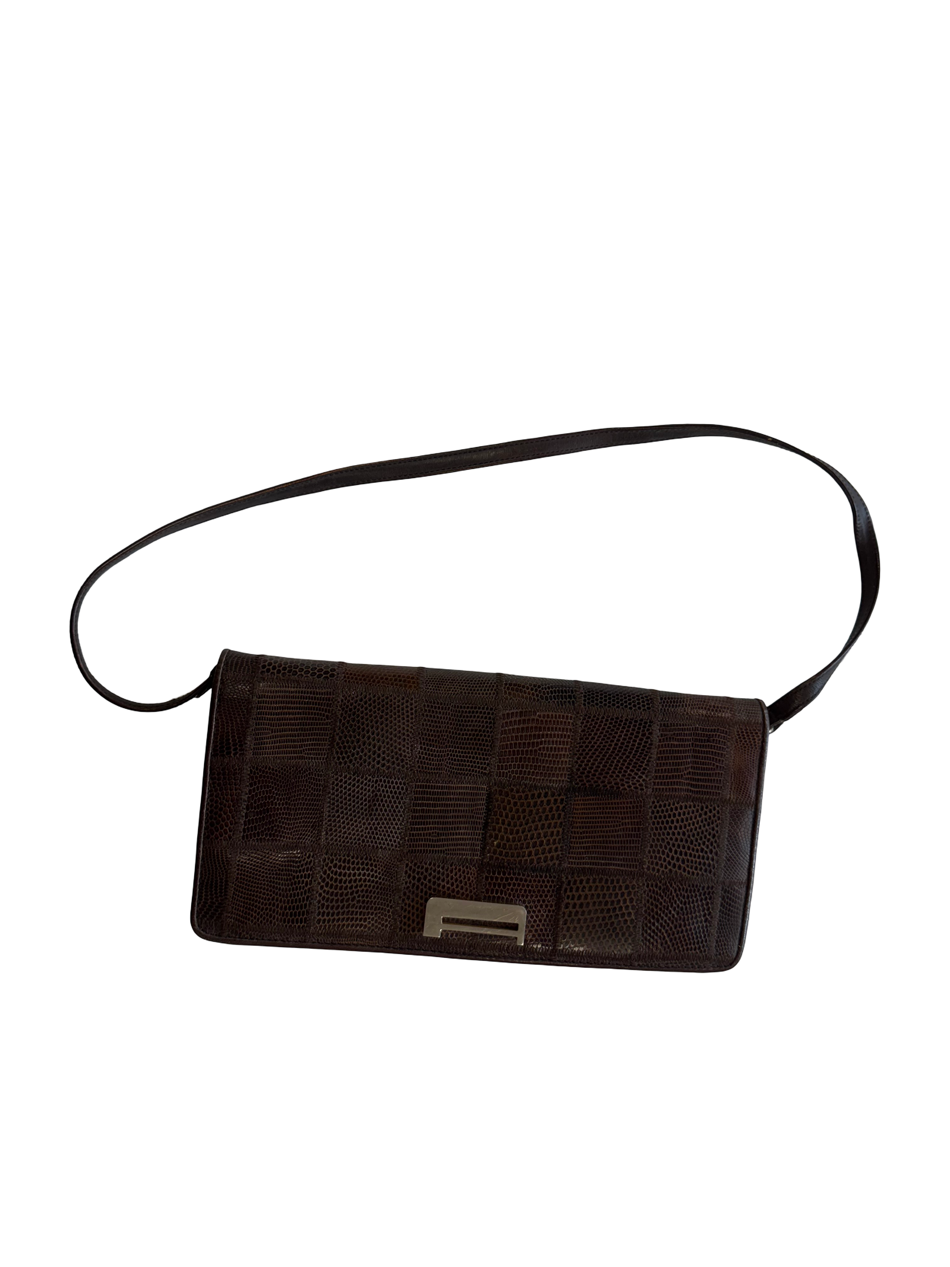 Sac baguette en cuir