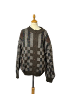 Cardigan à carreaux
