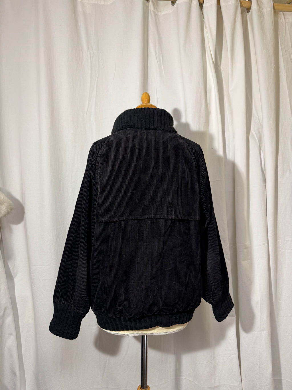 Veste en velours noir