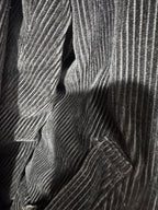 Veste en velours noir